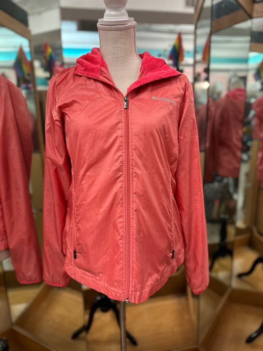 Columbia Pink Fleece Lined Jacket in M