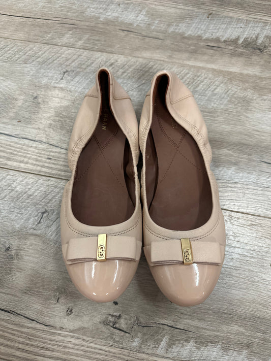 Cole Haan Tova Bow Ballet Flat in Light Beige in 8