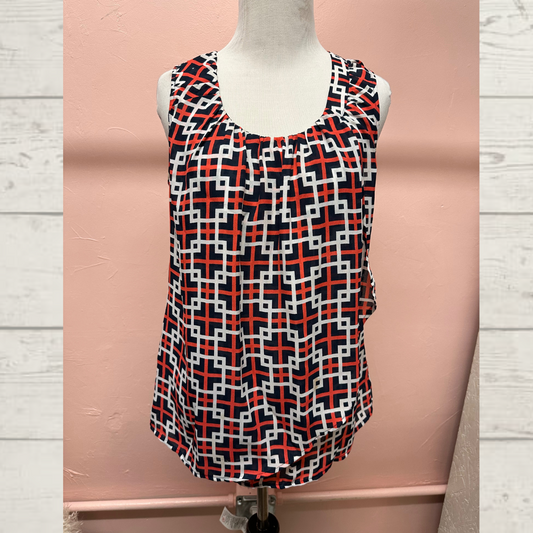 Michael Kors Geometric Patterned Tank Top