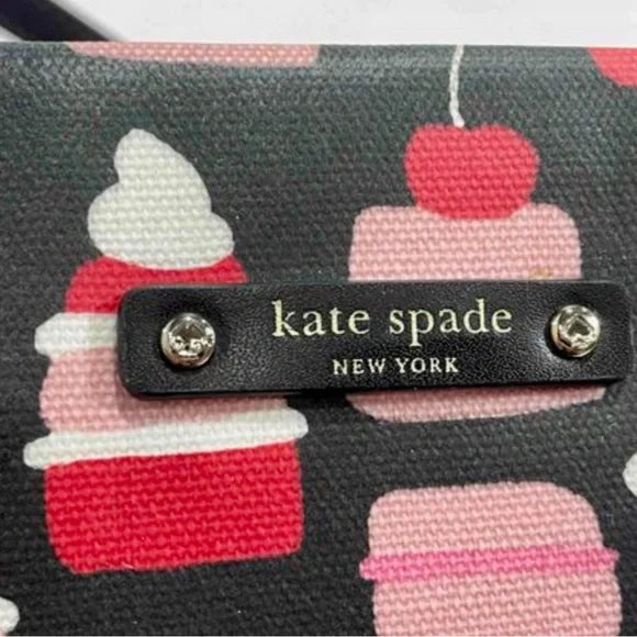 Kate Spade TAKE THE CAKE BON SHOPPER Large Tote Cupcake Bag Purse Macaroon